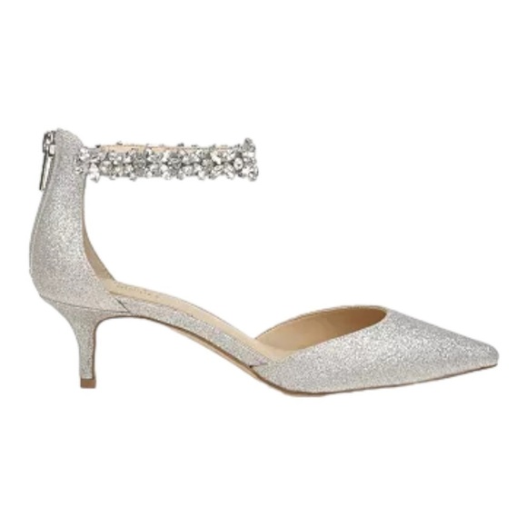 JEWEL BADGLEY MISCHKA Women's Robles Evening Pumps in silver - Picture 2 of 15